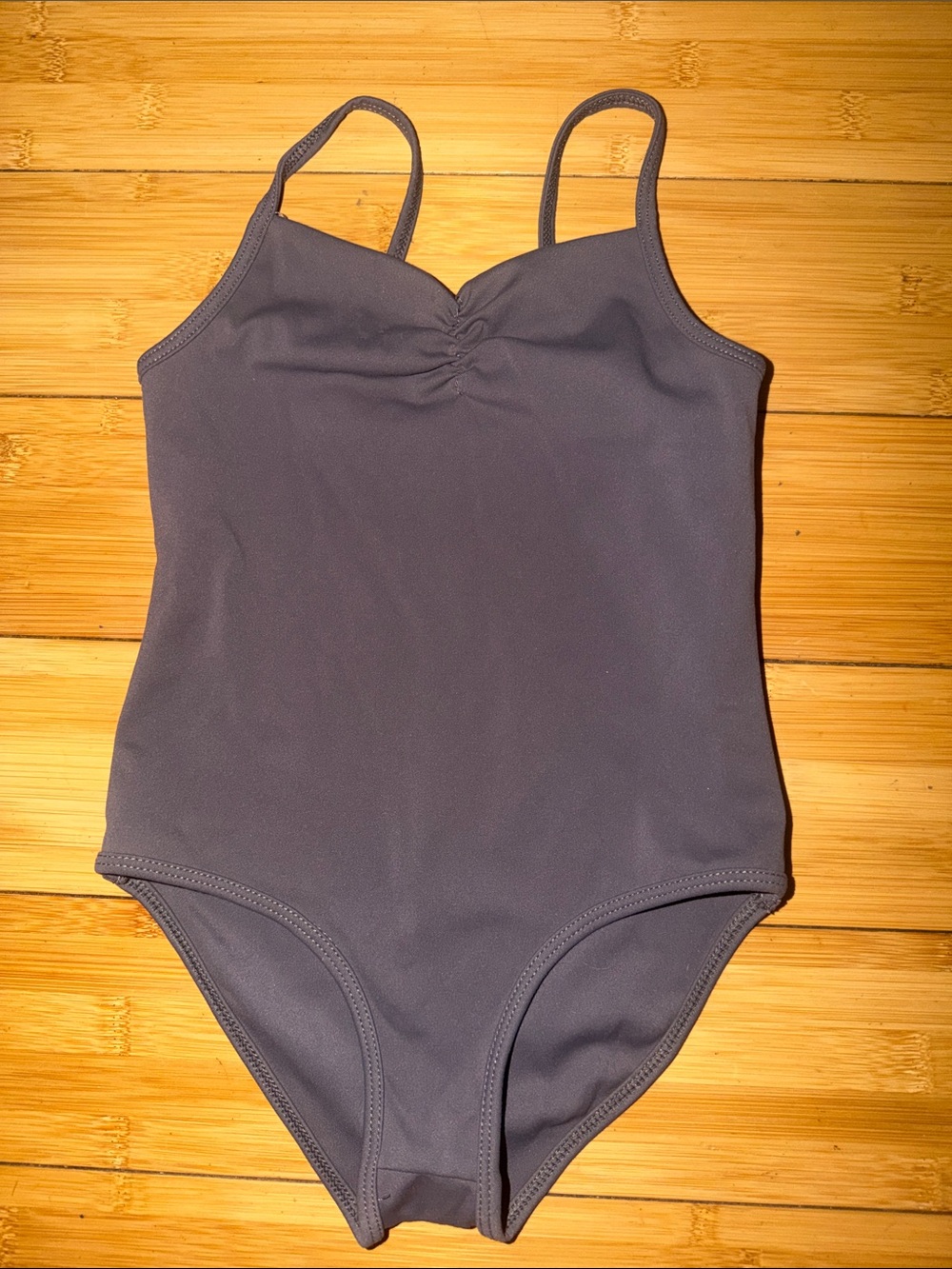 Zara Girls One-Piece Swimsuit in Slate Gray